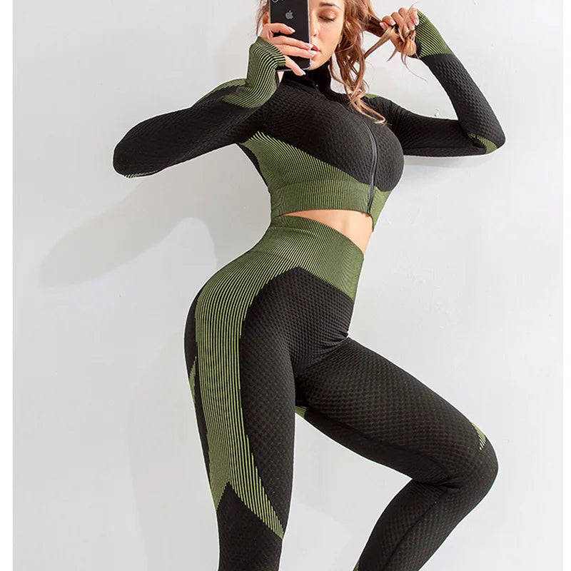 Patchwork Yoga Set