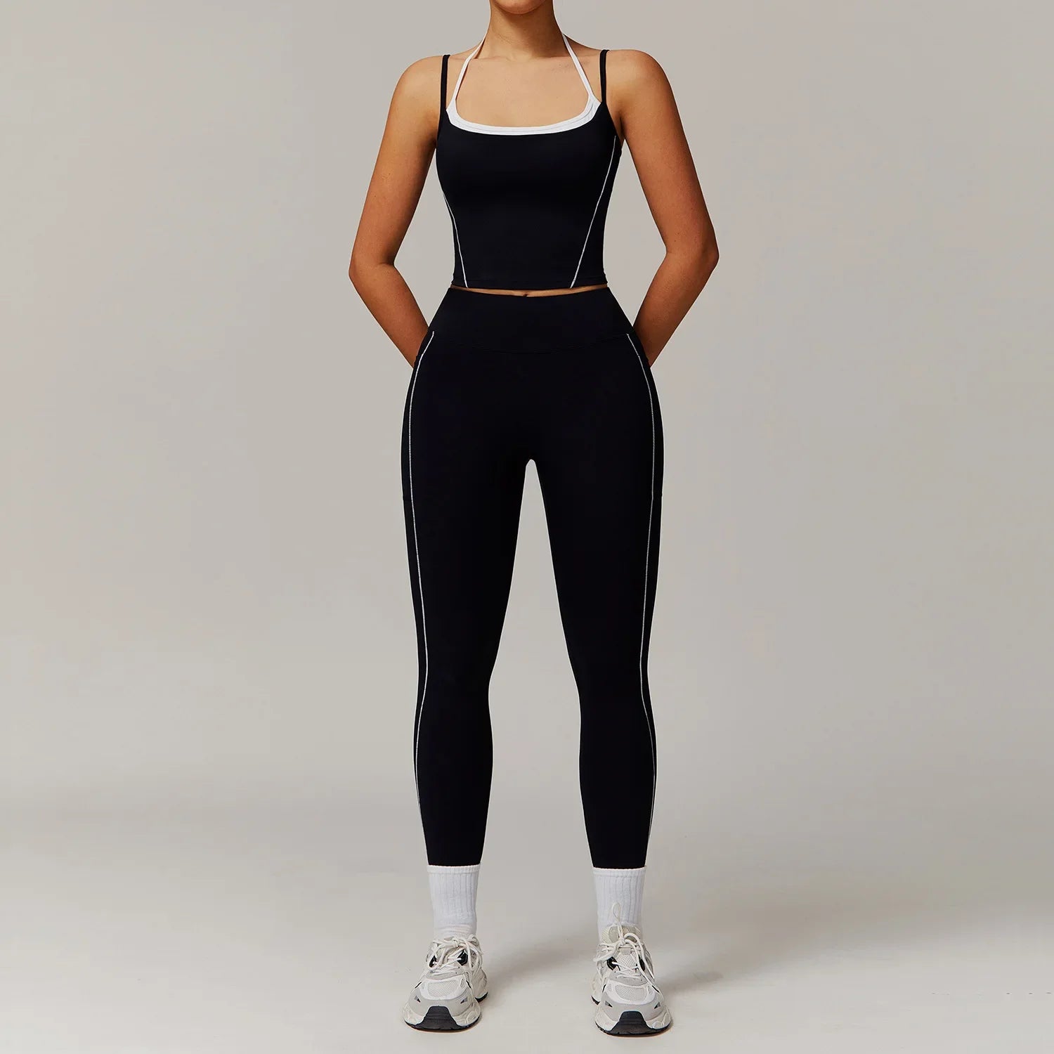 Seamless Yoga Set – High Waist