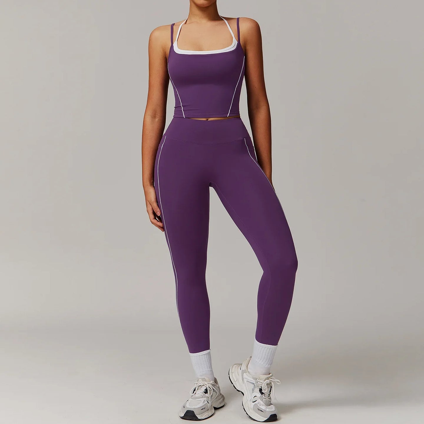 Seamless Yoga Set – High Waist